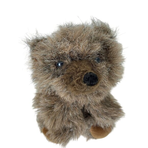 Folkmanis Brown Bear Hand Puppet Full Body Plush Stuffed Folktails Furry Folk - Picture 3 of 12